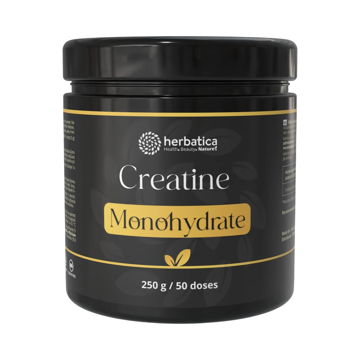 Herbatica 100% Kreatín monohydrát prášok 250g - Herbatica