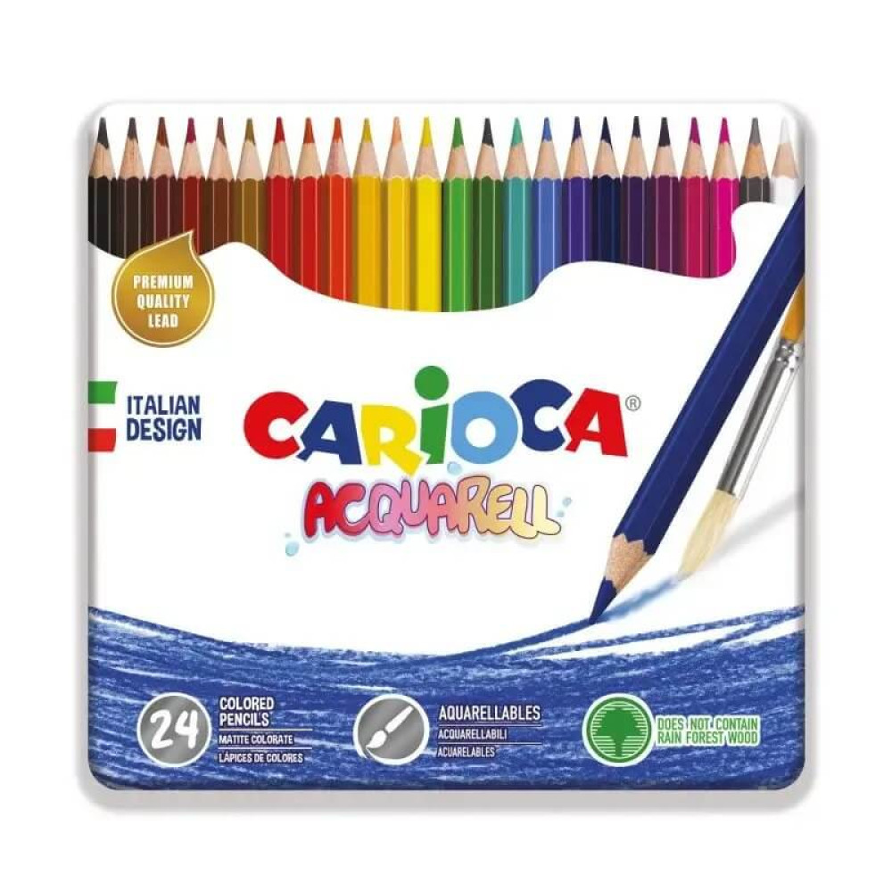 CARIOCA Akvarelové farbičky Carioca 24 ks-CARIOCA