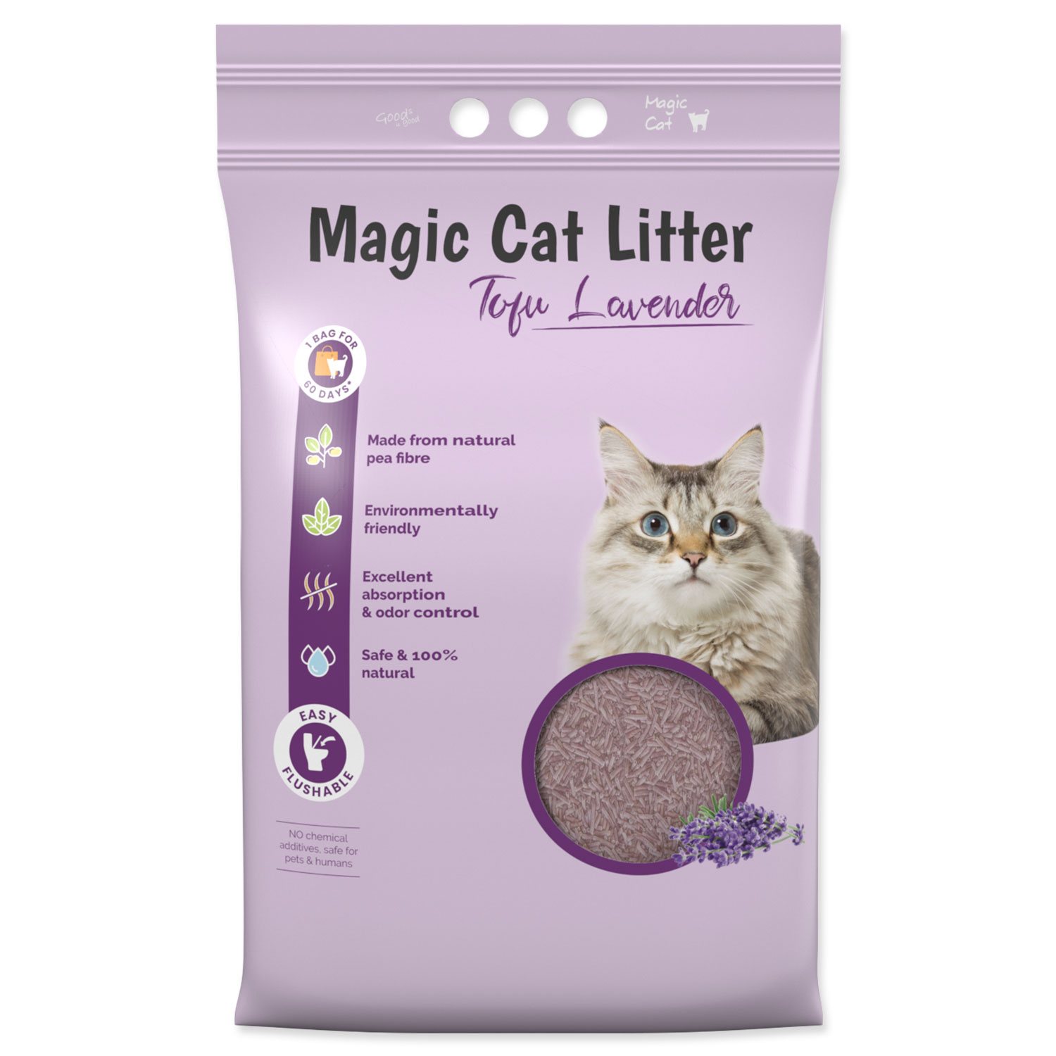 MAGIC CAT Stelivo Litter Tofu levandula 12l