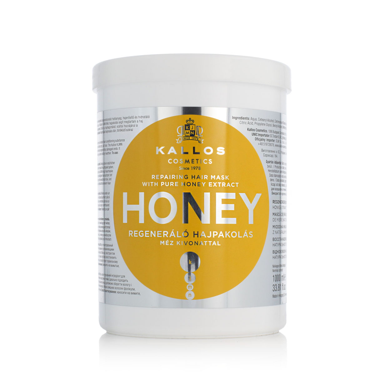 Kallos Honey Repairing Hair Mask 1000 ml
