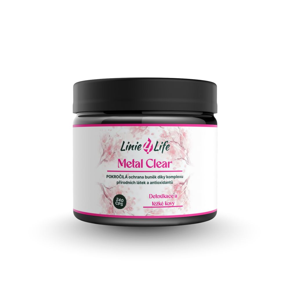 Linie4life METAL CLEAR – detox ťažkých kovov a toxínov, silný antioxidant, bez plnidiel, 30 dní
