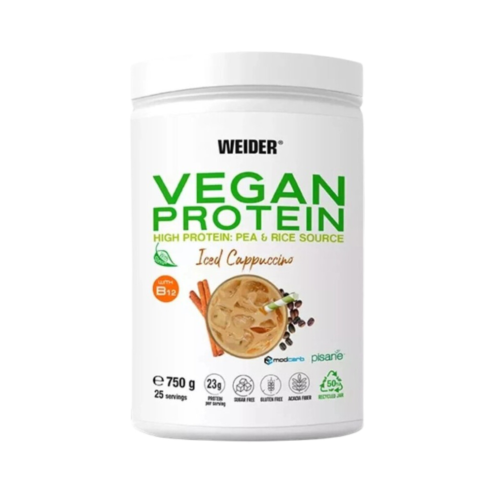 WEIDER Weider Vegan Protein 750 g biela čokoláda-lieskový orech