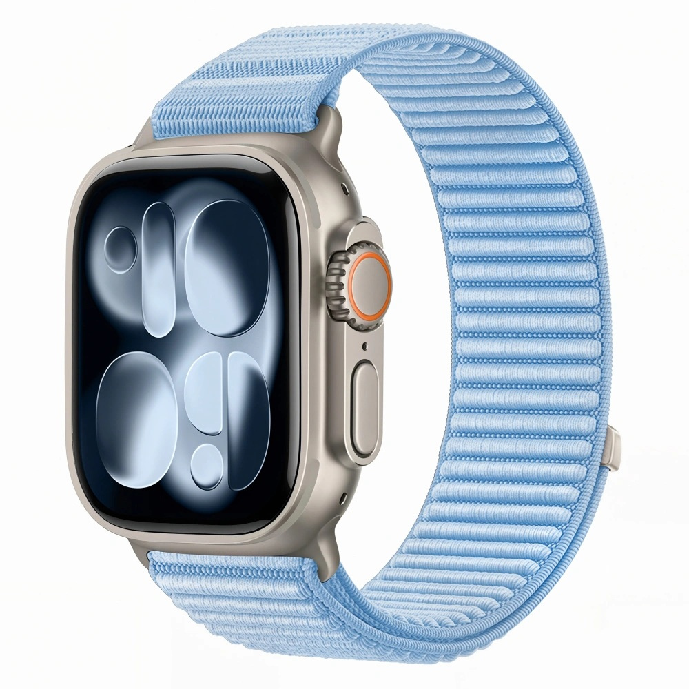 Tech-Protect Tech-Protect Nylon Loop remienok na Apple Watch 44/45/46/49mm, baby blue