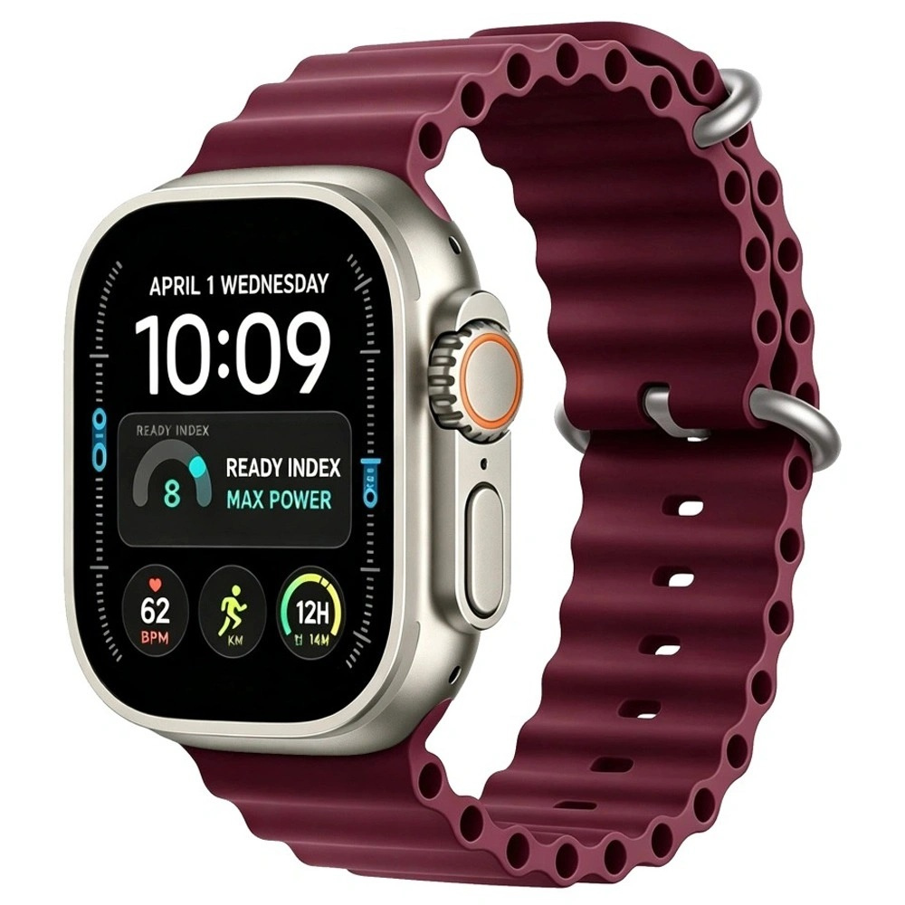 Tech-Protect Tech-Protect Iconband Pro remienok na Apple Watch 44 / 45 / 46 / 49 mm, deep burgundy