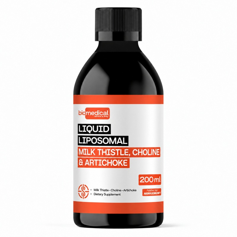 Biomedical Lipozomálny pestrec mariánsky + cholín + artičok 200ml