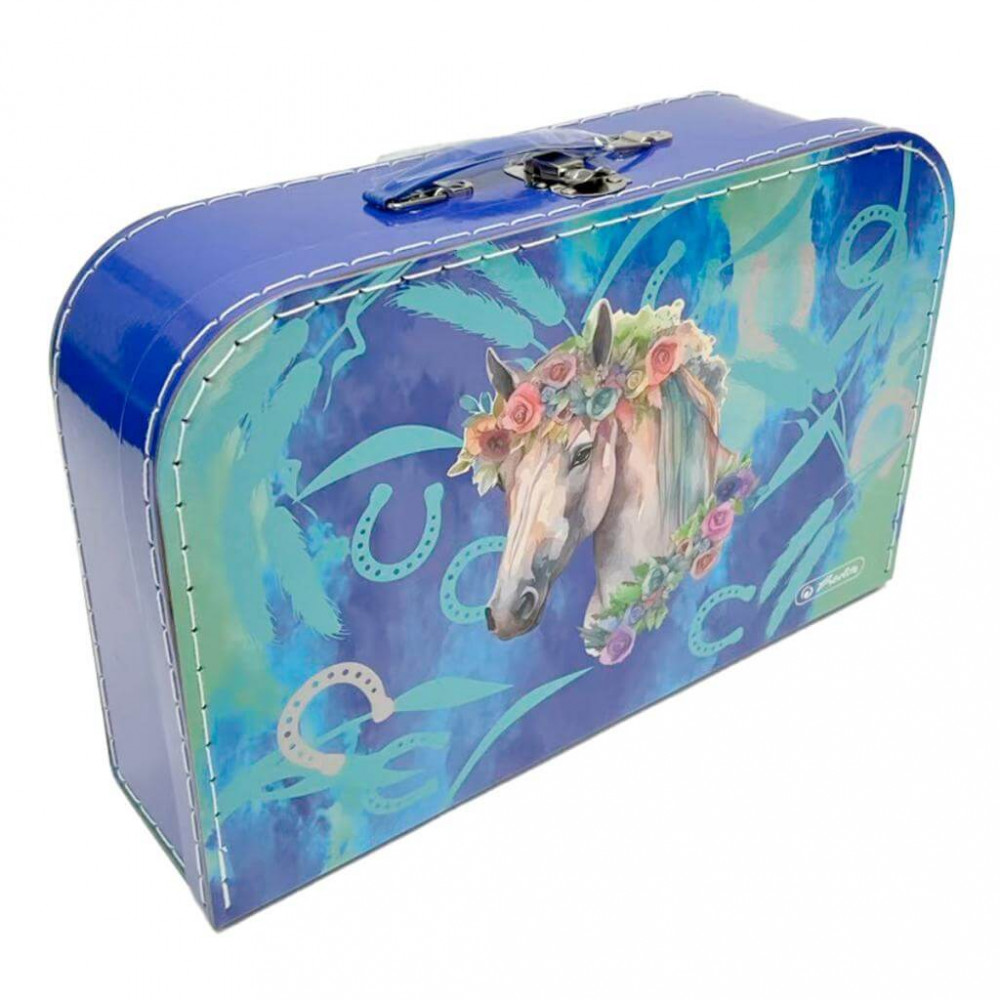 HERLITZ Detský kufrík Herlitz 35 cm, Kôň s ružami-Herlitz