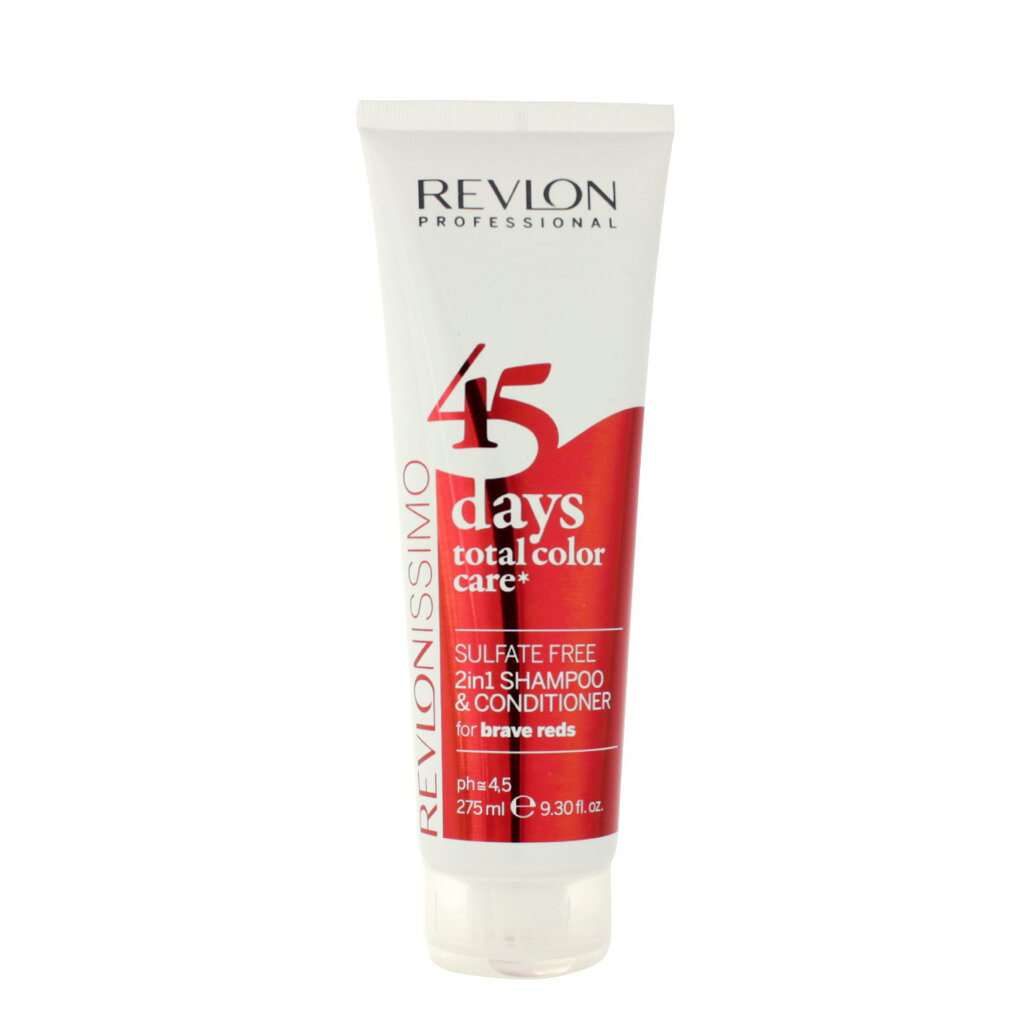 Revlon Professional Revlon Revlonissimo 45 Days Total Color Care 2in1 Shampoo & Conditioner For Brave Reds 275 ml