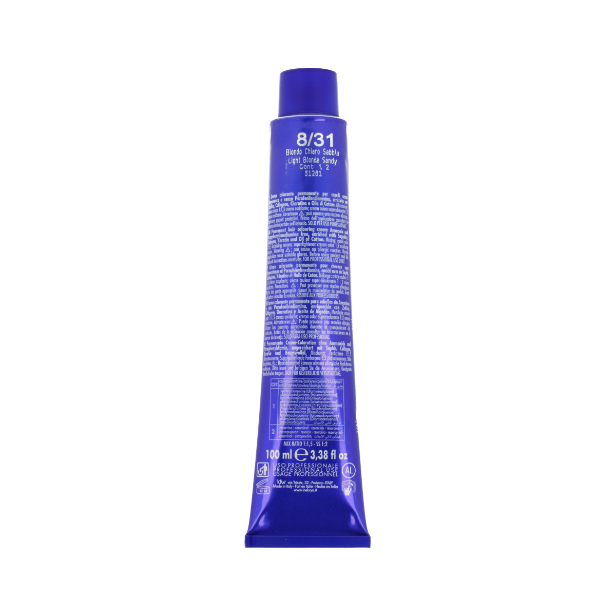 Inebrya Inebrya Bionic Color Sandy (8/31 Light Blonde Sandy) 100 ml