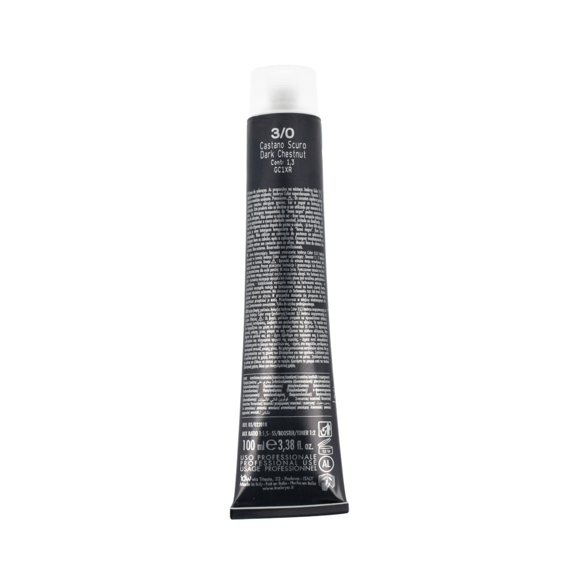Inebrya Inebrya Color Natural (3/0 Dark Chestnut) 100 ml
