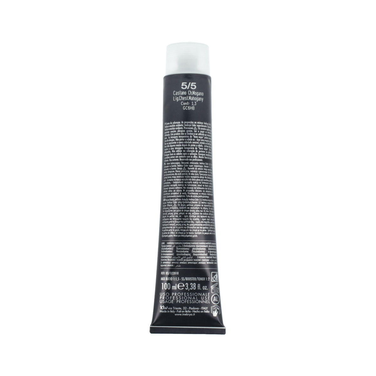 Inebrya Inebrya Color Mahogany (5/5 Light Chestnut Mahogany) 100 ml