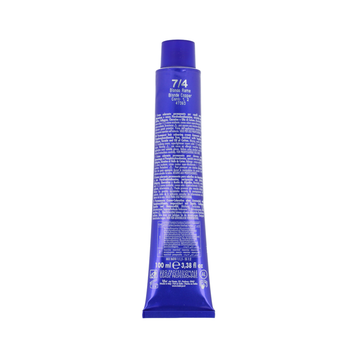 Inebrya Inebrya Bionic Color Copper (7/4 Blonde Copper) 100 ml