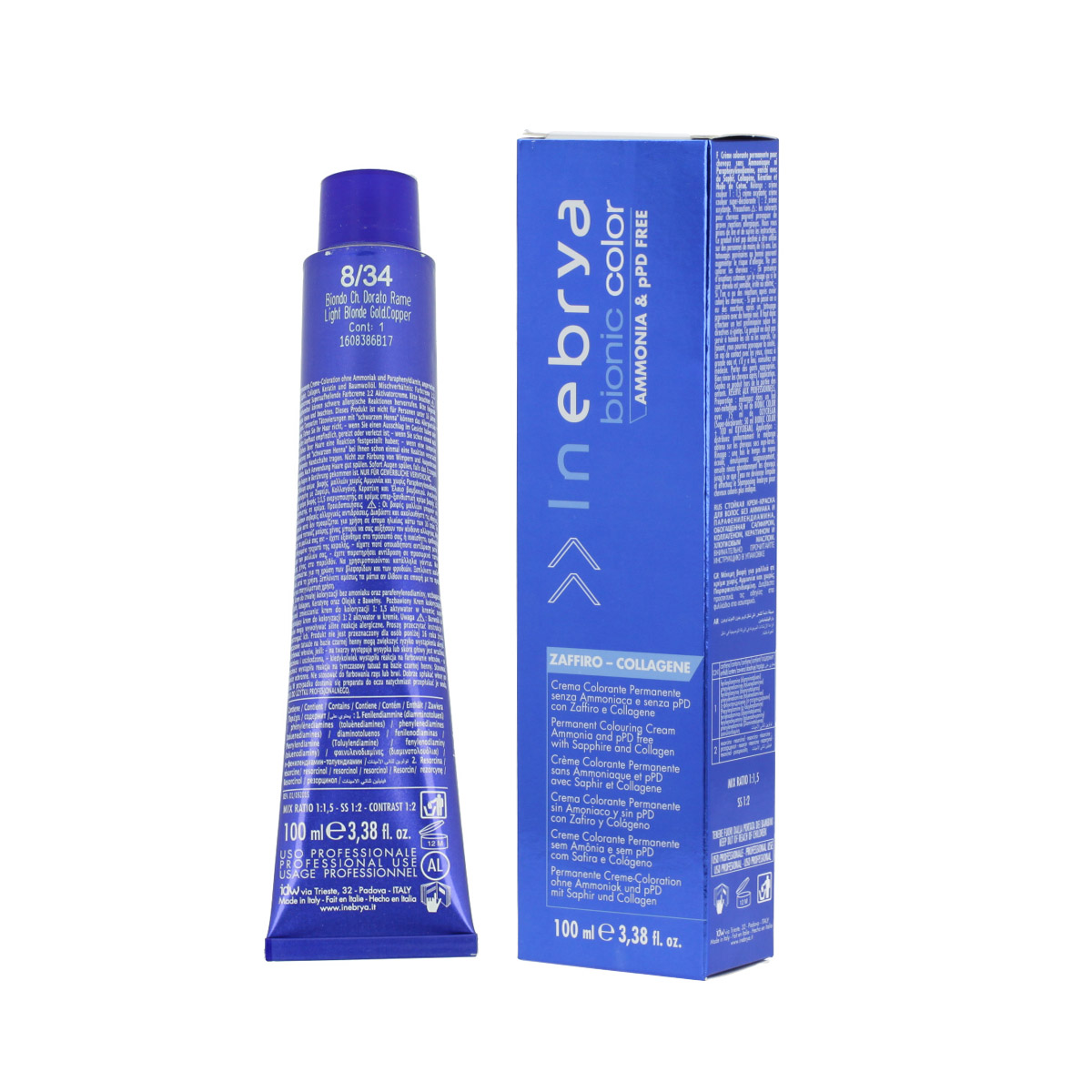 Inebrya Inebrya Bionic Color Copper (8/34 Light Blonde Golden Copper) 100 ml