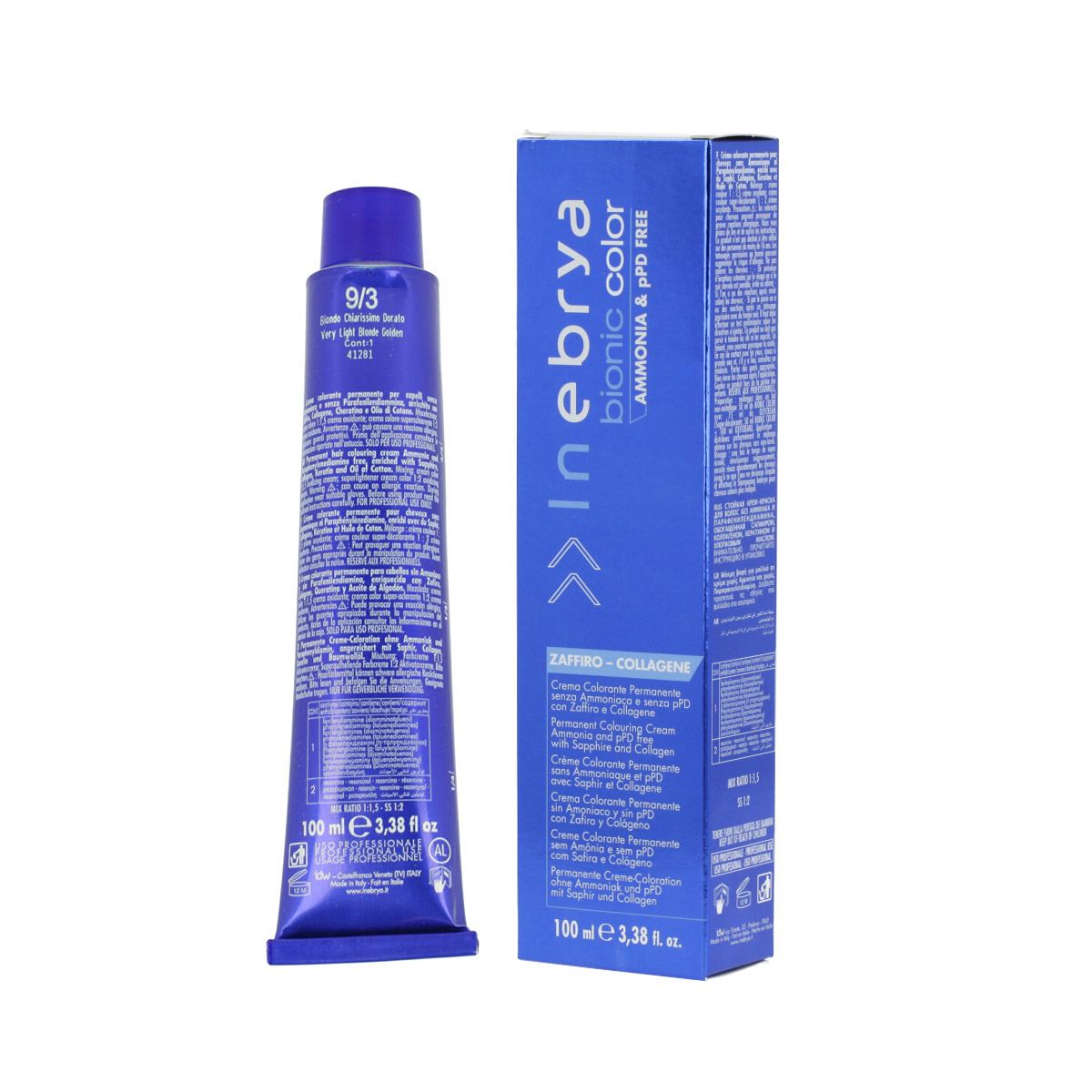 Inebrya Inebrya Bionic Color Golden (9/3 Very Light Blonde Golden) 100 ml