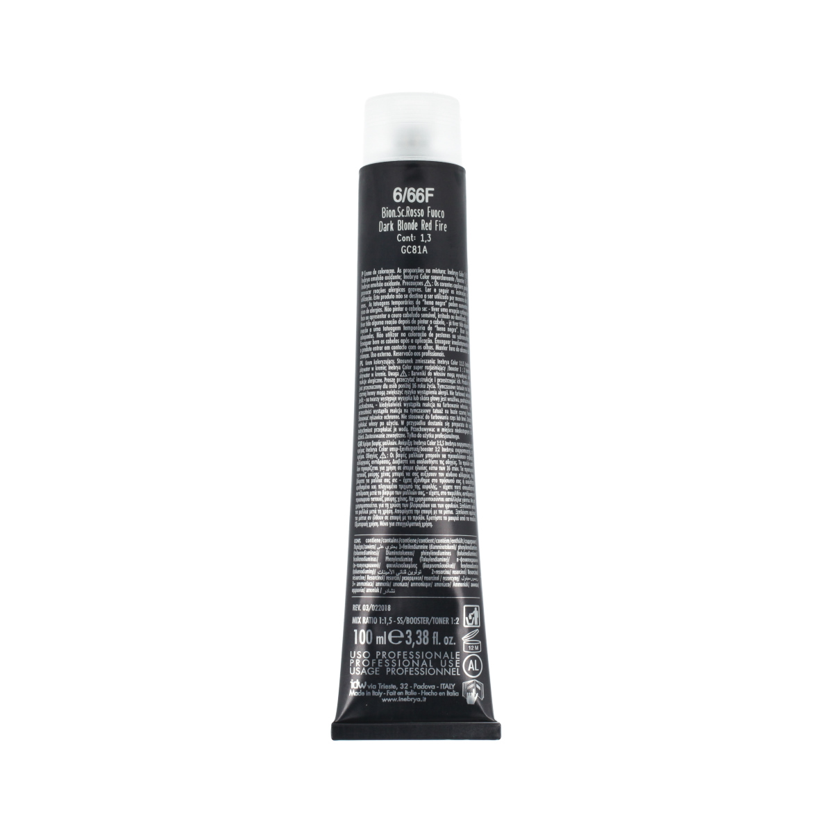 Inebrya Inebrya Color Red Fire (6/66F Dark Blonde Fire Red) 100 ml