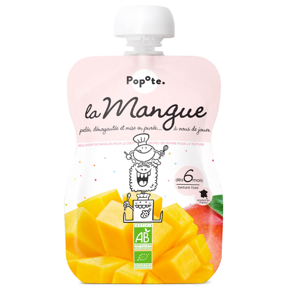 Popote Popote Kapsička mango 120 g, 6+