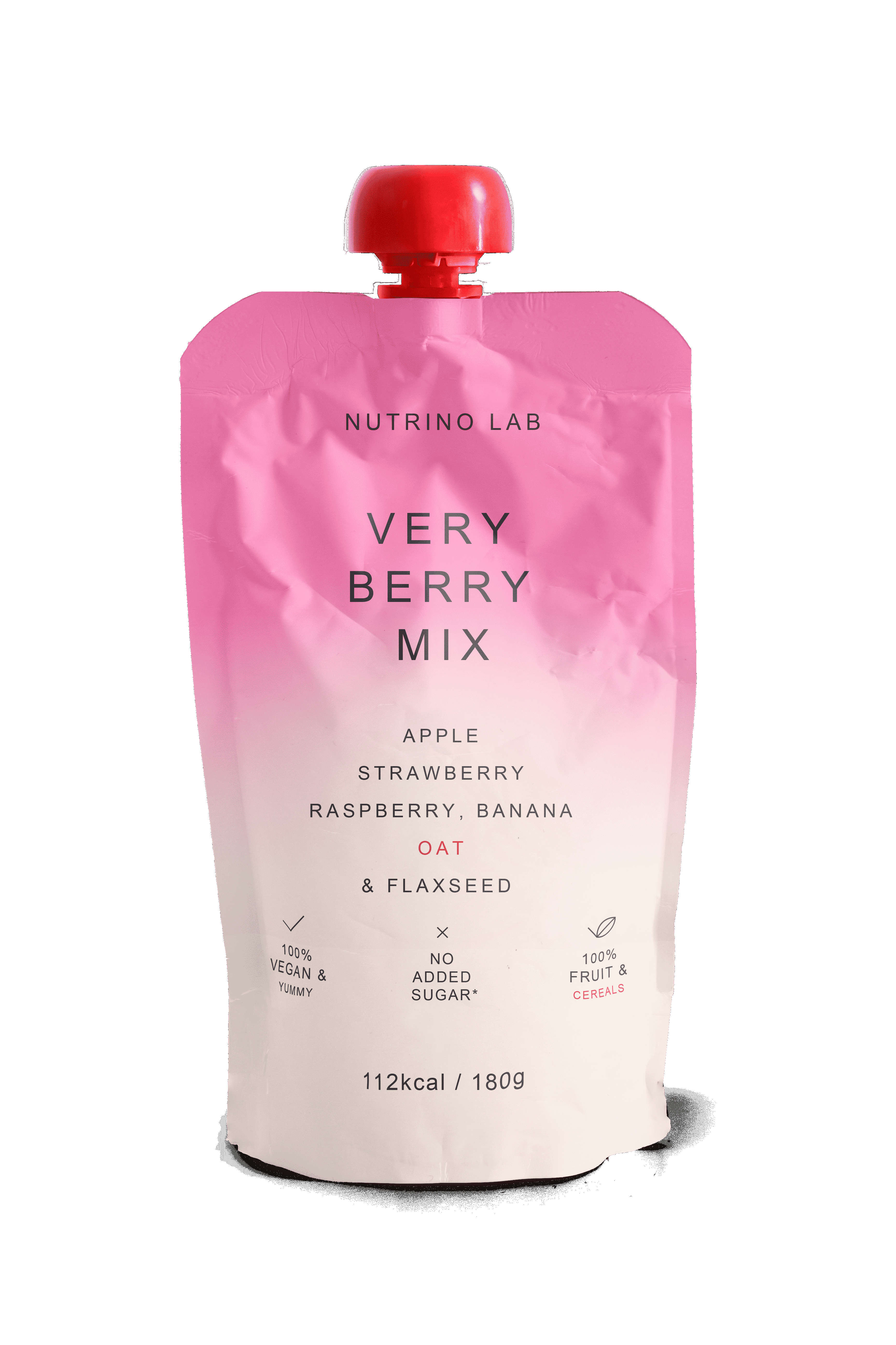Nutrinolab Nutrino Lab Very berry mix apple strawberry raspberry banana oat & flaxseed
