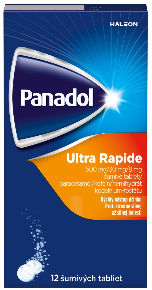 Panadol Panadol Ultra Rapide šumivé tablety pri bolesti – 12 ks