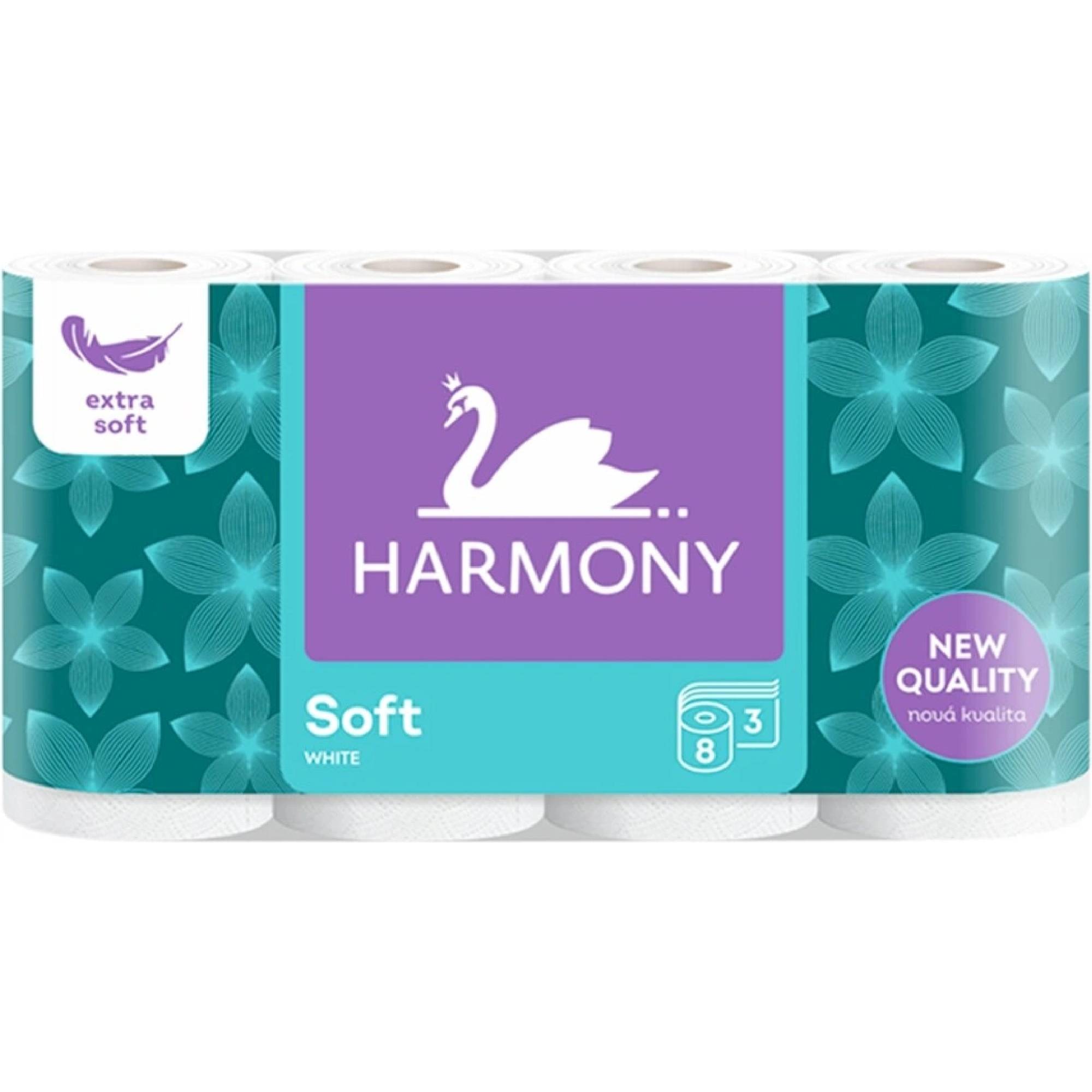 Harmony Toaletný papier 3-vrstvový Harmony Extra Soft biely