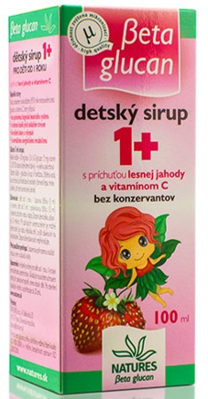 Natures Natures beta glucan detský sirup 1+