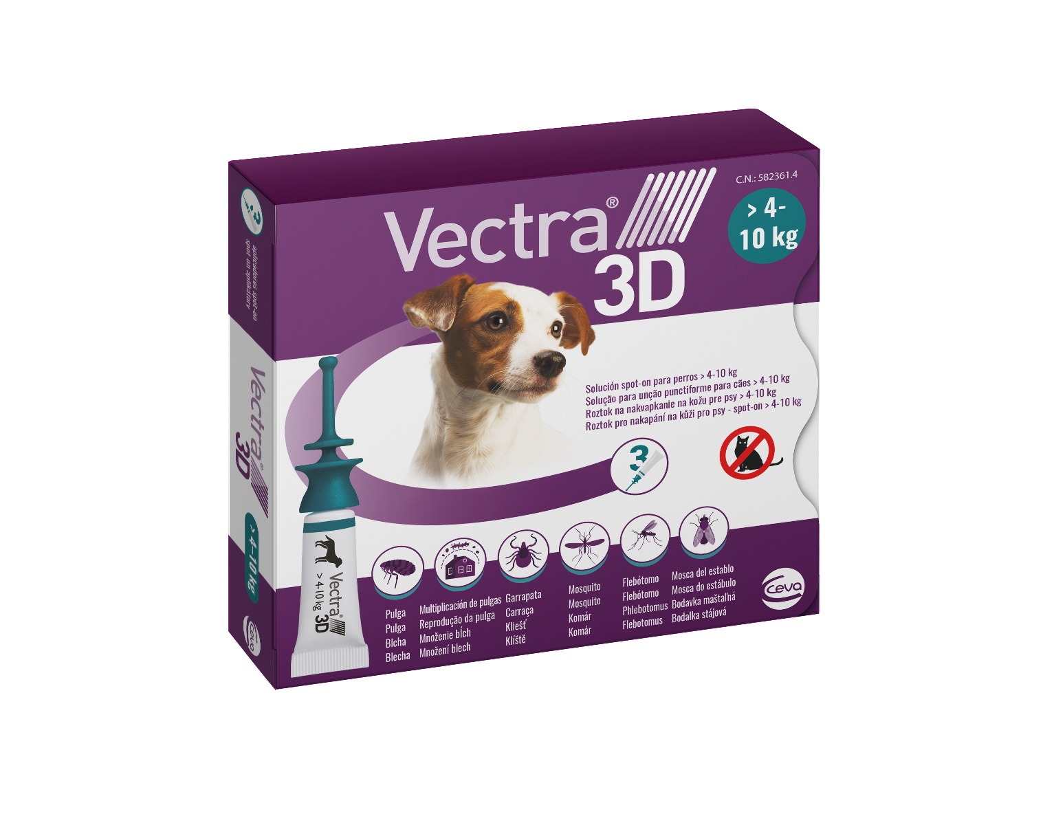 VECTRA Vectra 3D spot-on pre psy S (4–10 kg)