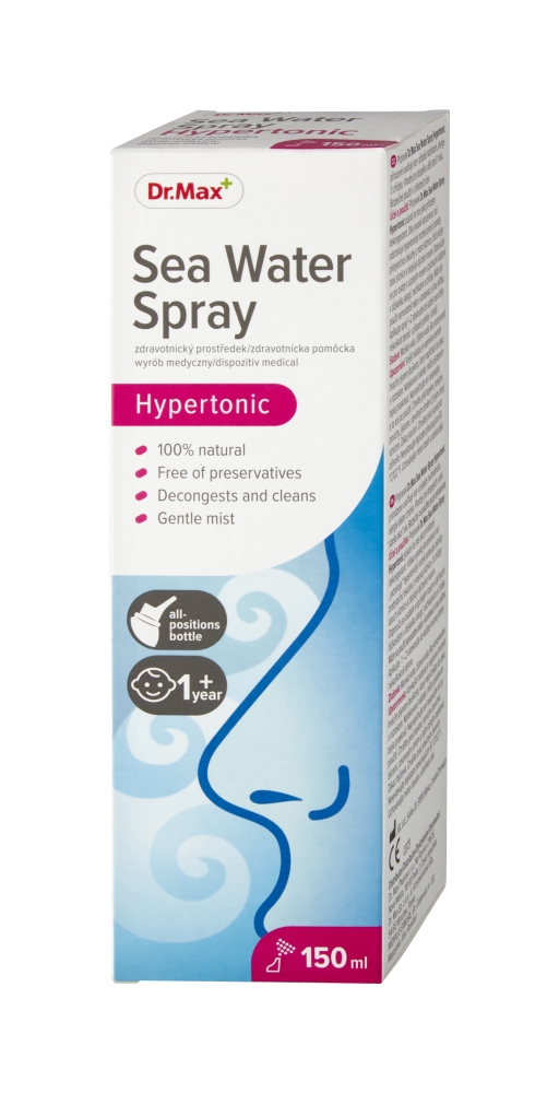 Dr. Max Dr. Max Hypertonická morská voda do nosa v spreji, 150 ml
