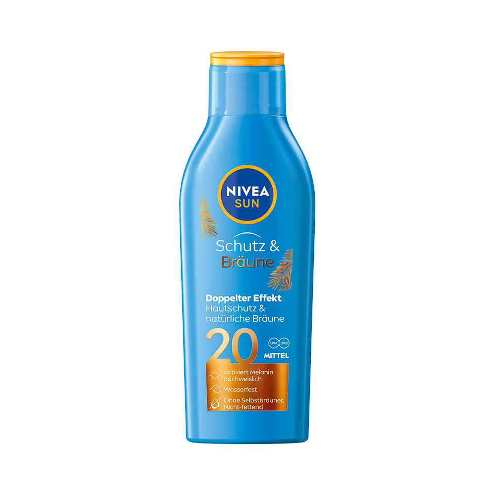 Nivea Nivea Sun Protect & Bronze mlieko na opaľovanie podporujúce opálenie SPF 20