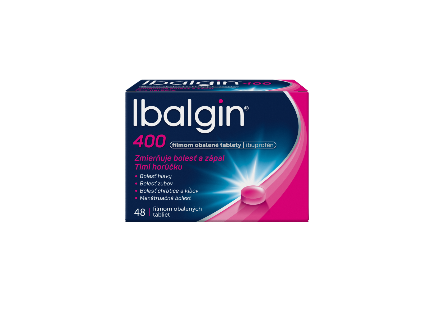 Ibalgin Ibalgin 400 mg tablety pri bolesti a horúčke – 48 ks