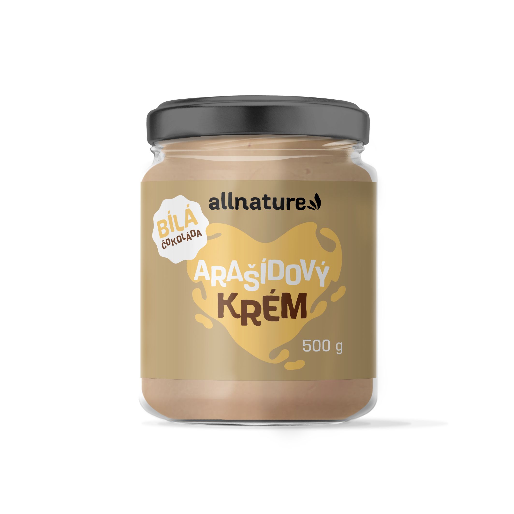 Allnature Allnature Arašidový Krém S Bielou Čokoládou 500g