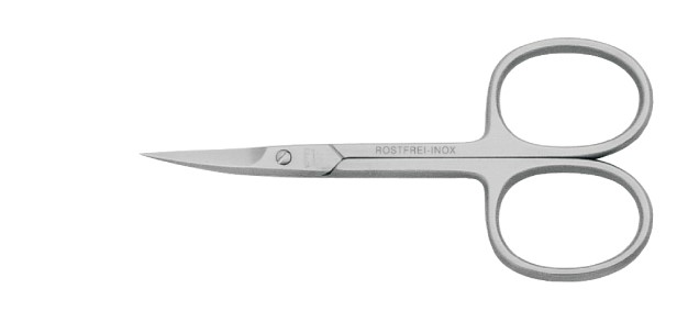 Nippes Solingen Nippes Nožničky na kožu zahnuté nerez 9 cm