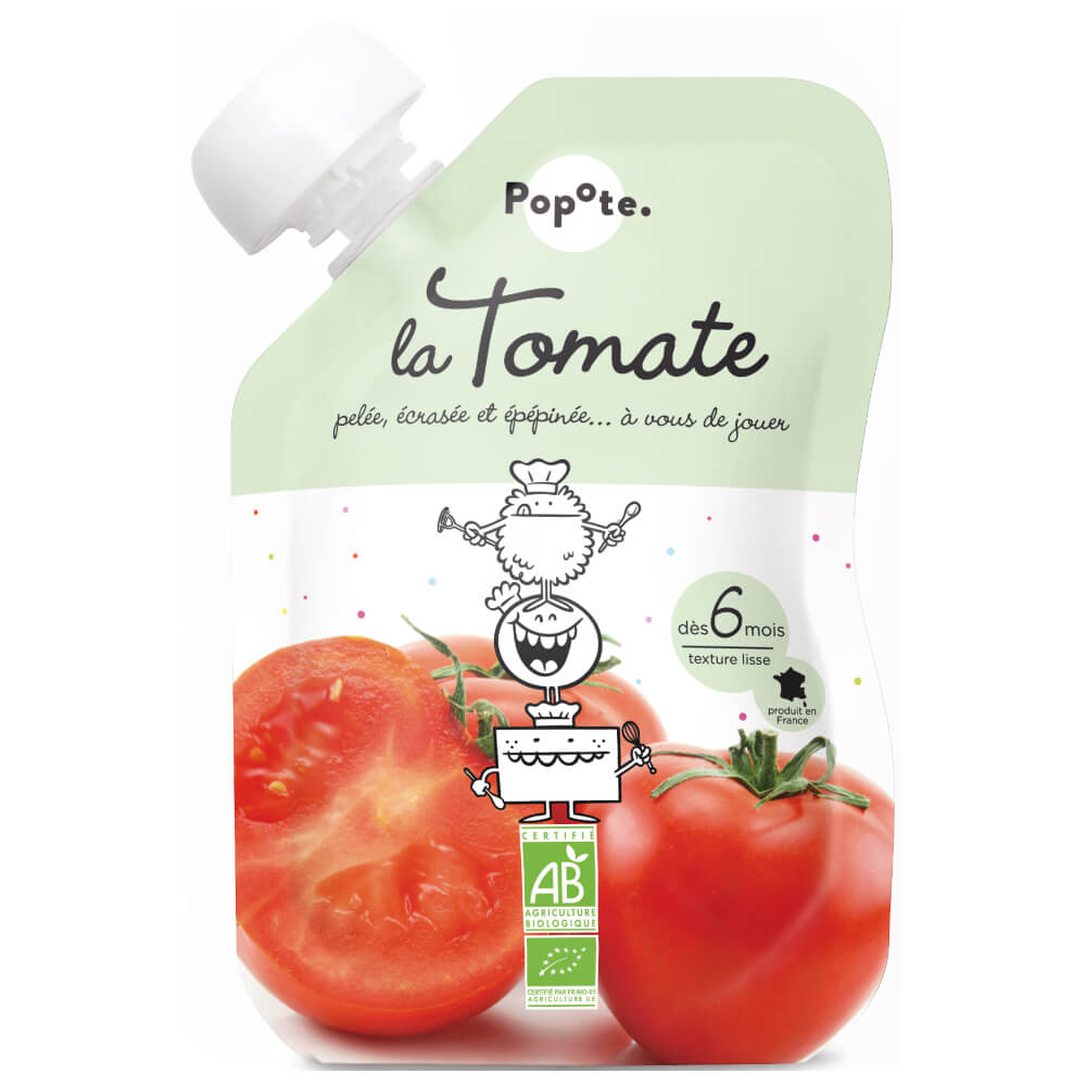 Popote Popote Kapsička paradajka 120 g, 6+