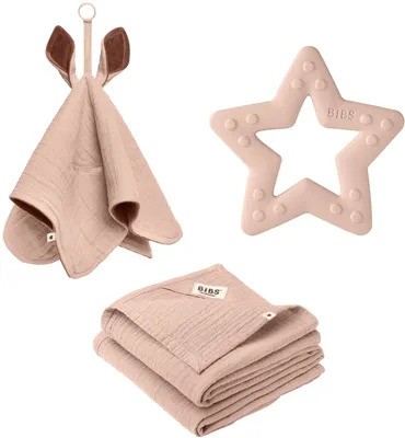 BIBS Bibs darčekový set stredný, Blush