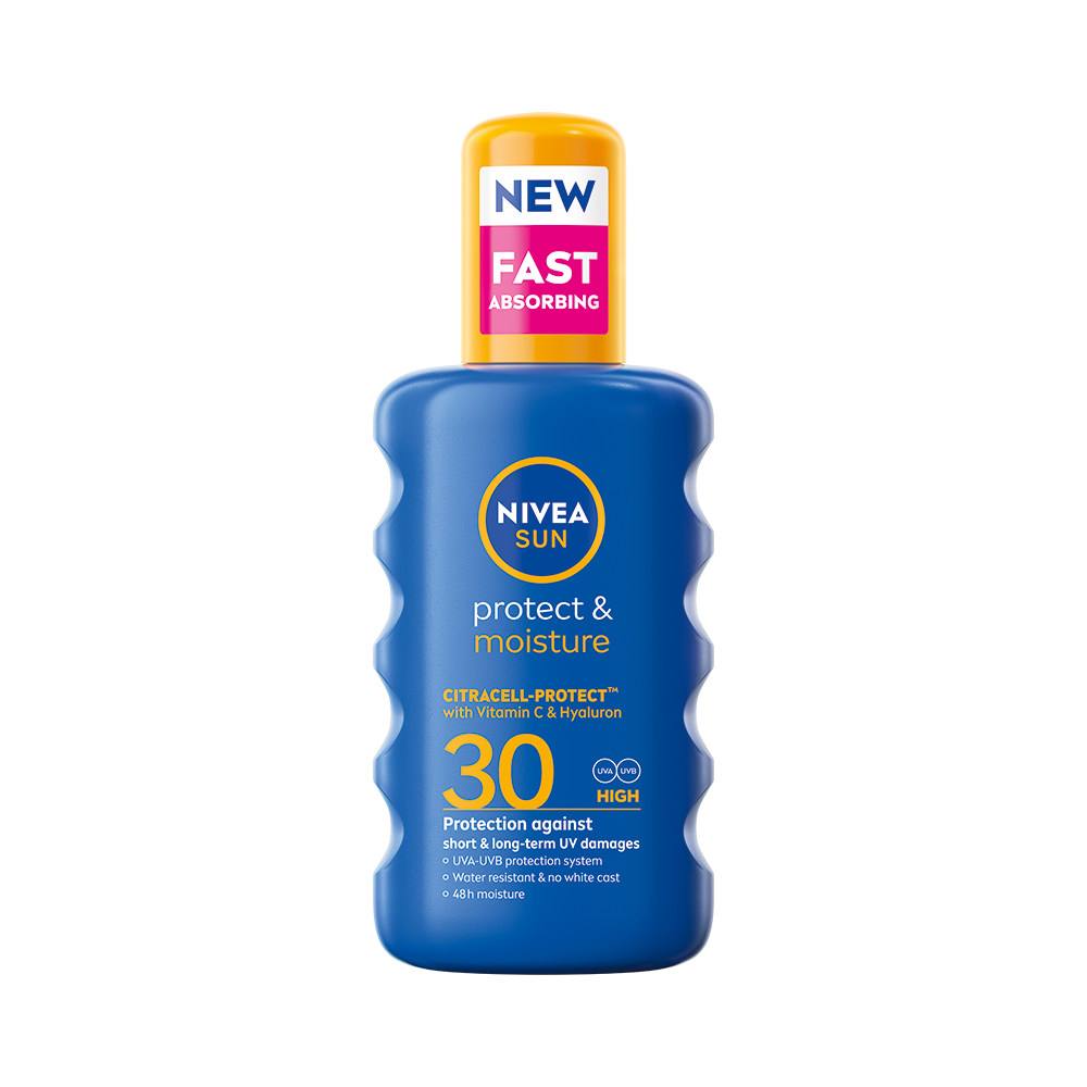 Nivea Nivea Sun protect & moisture sprej na opaľovanie SPF 30