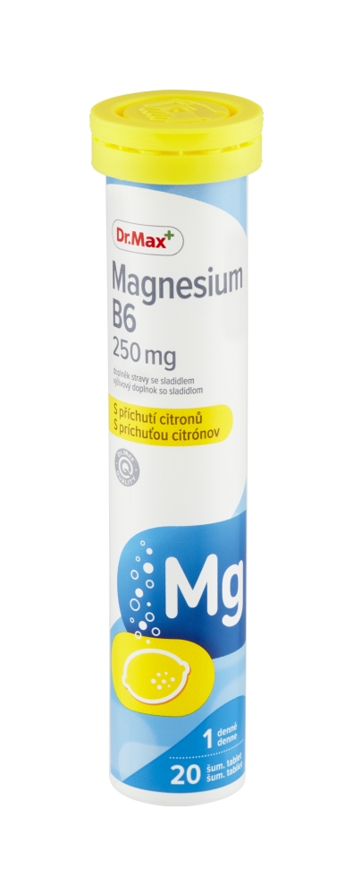 Dr. Max Magnézium B6 250 mg, 20 tabliet