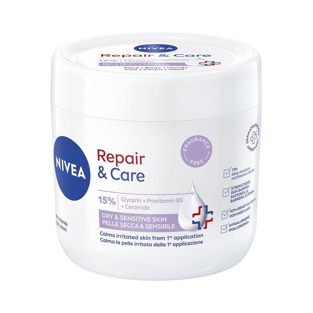 Nivea Nivea Repair & Care Sensitive Telový krém