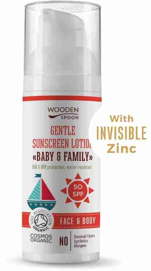 Wooden Spoon Wooden Spoon Opaľovacie telové mlieko Baby & Family Spf50 50 ml