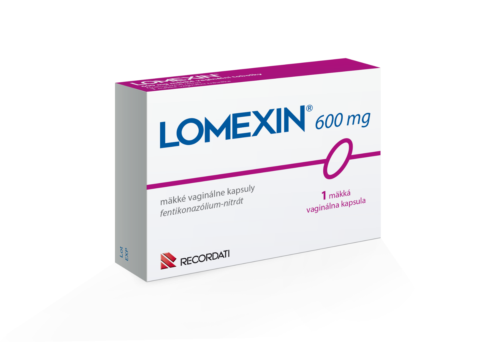 Lomexin Lomexin 600 mg vaginálne kapsuly pri mykóze – 1 ks
