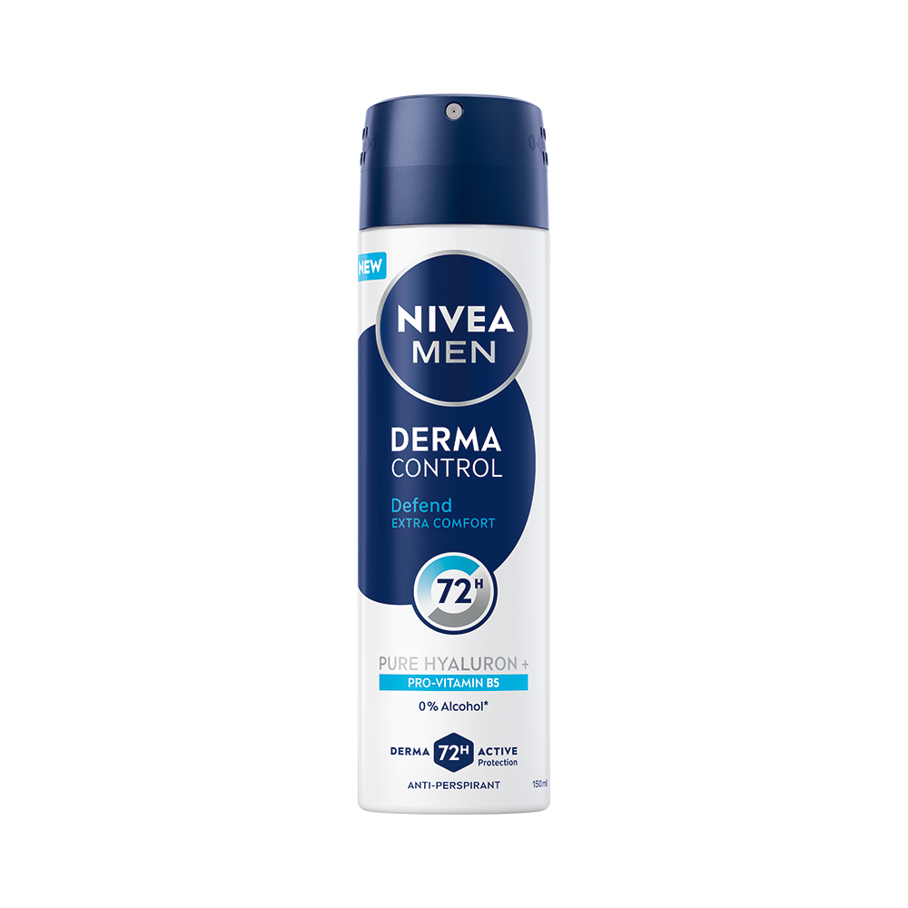 Nivea Nivea Men Sprej antiperspirant Derma Control Defend