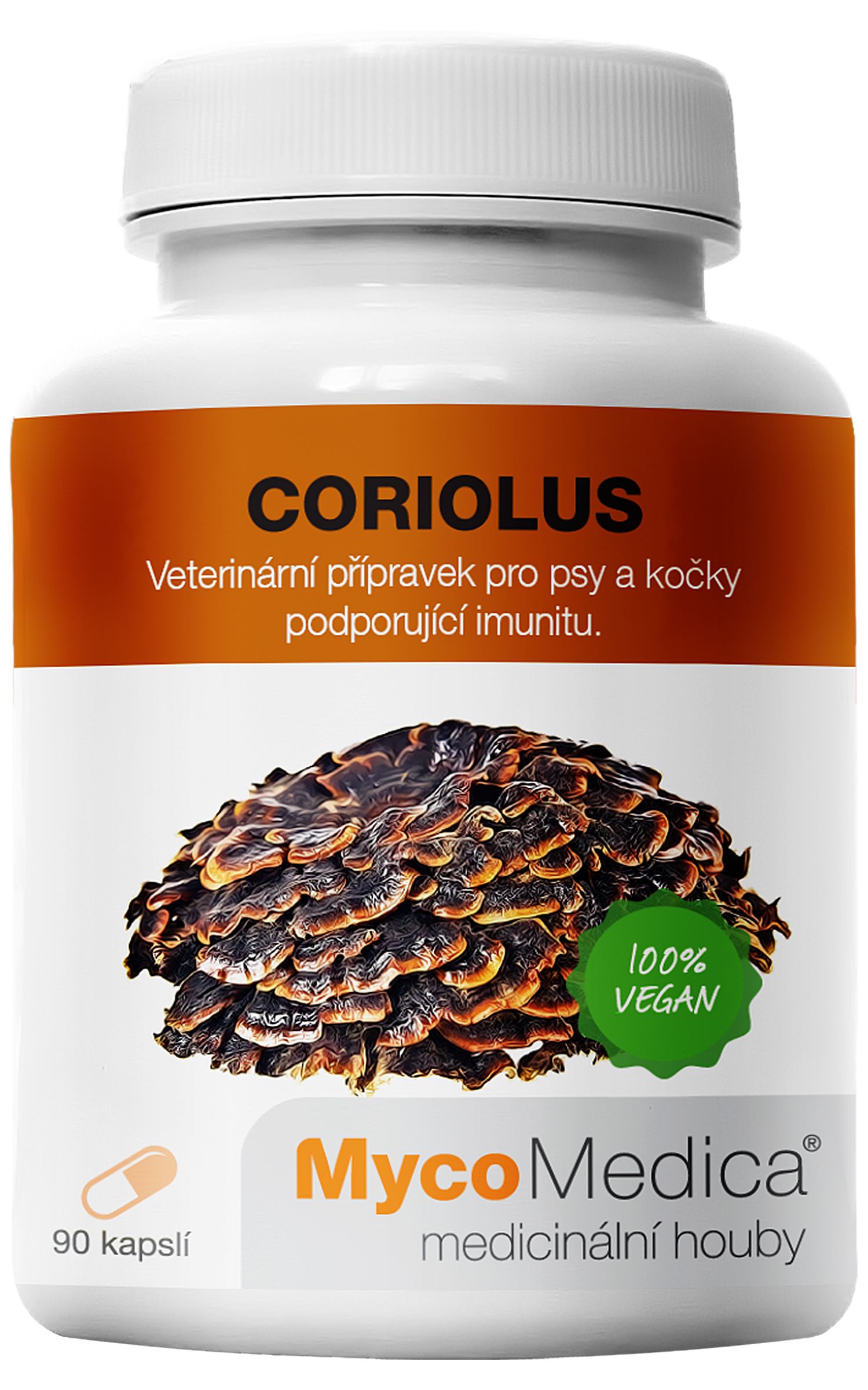 MycoMedica Mycomedica Coriolus 40% Vegan 500mg 90cps