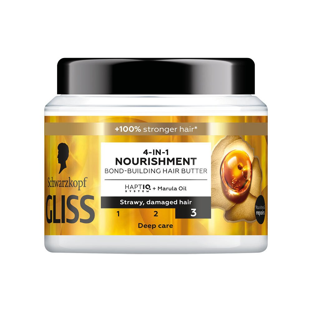 Schwarzkopf Gliss Schwarzkopf Gliss maska na vlasy 4v1 Nourishment
