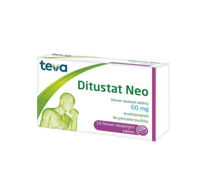 Ditustat Neo 60 mg tablety na kašeľ – 10 ks