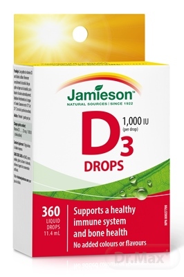 Jamieson Jamieson Vitamín D3 1000 IU kvapky 1000IUE