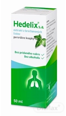 Hedelix Hedelix kvapky na kašeľ a vykašliavanie – 50 ml
