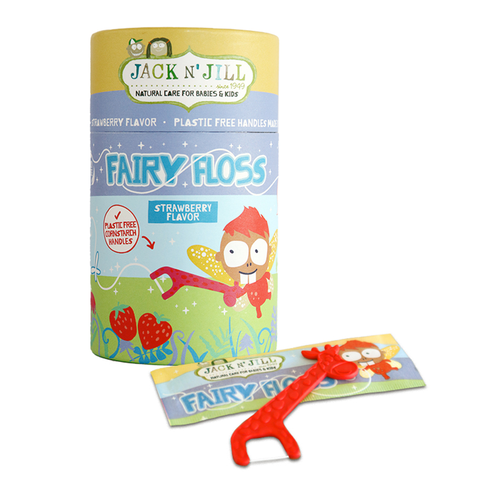 JACK N' JILL Jack n´jill dentalna nit deti fairy floss 30ks