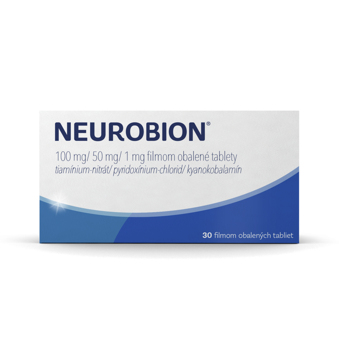 Neurobion tablety pri bolestiach chrbta 100 mg/50 mg/1 mg – 30 ks