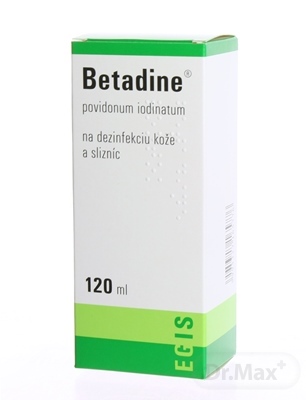 Betadine Betadine dezinfekčný roztok – 120 ml