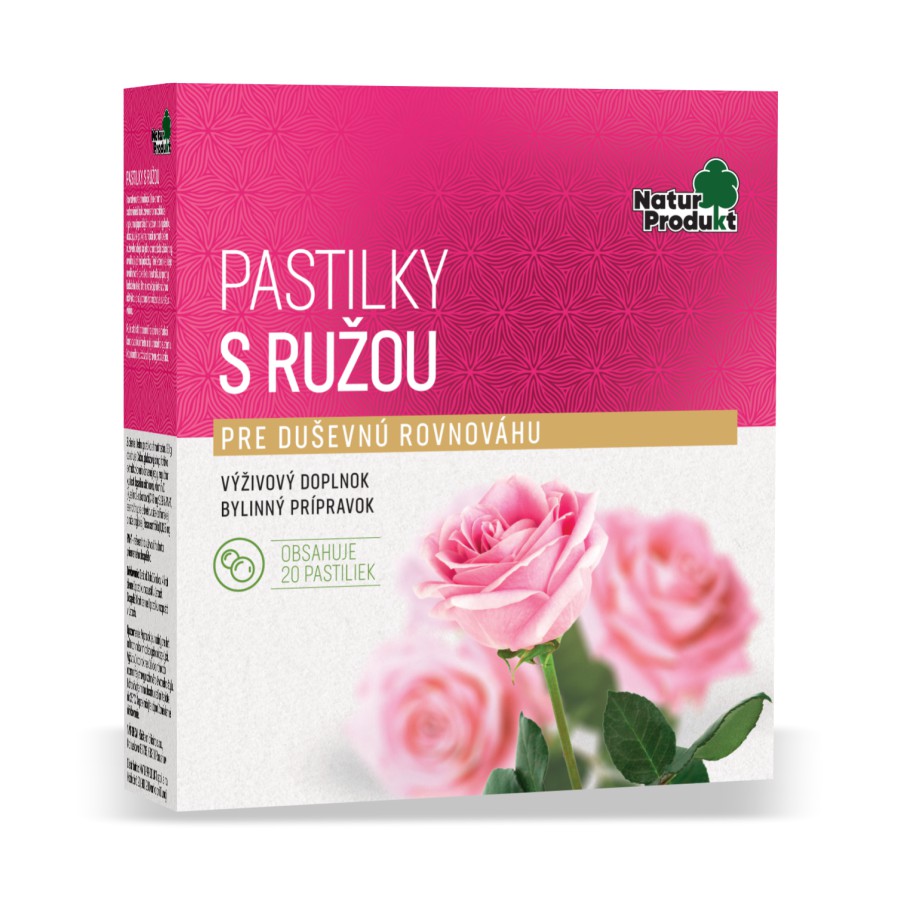 NaturProdukt Naturprodukt pastilky s ružou