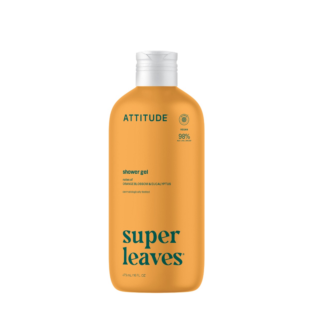 ATTITUDE Sprchový gél Attitude Super leaves - pomarančový kvet a eukalyptus