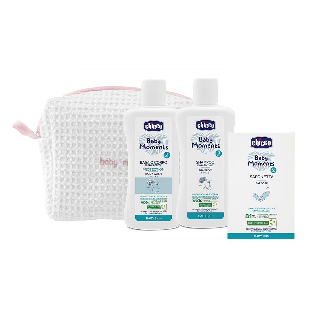 Chicco Chicco kozmetická kapsička baby moments ružová