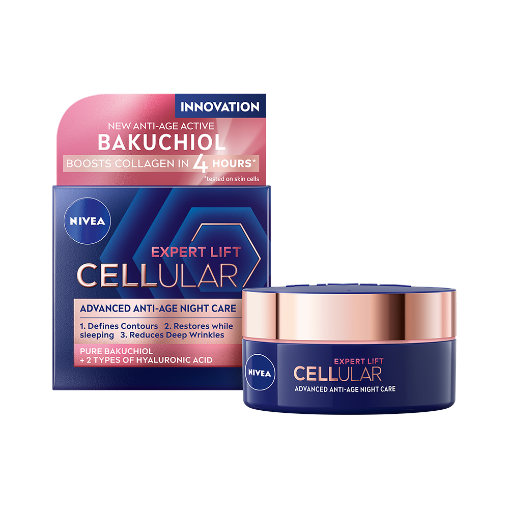 Nivea Nivea Remodelačný nočný krém Cellular Expert Lift, 50 ml