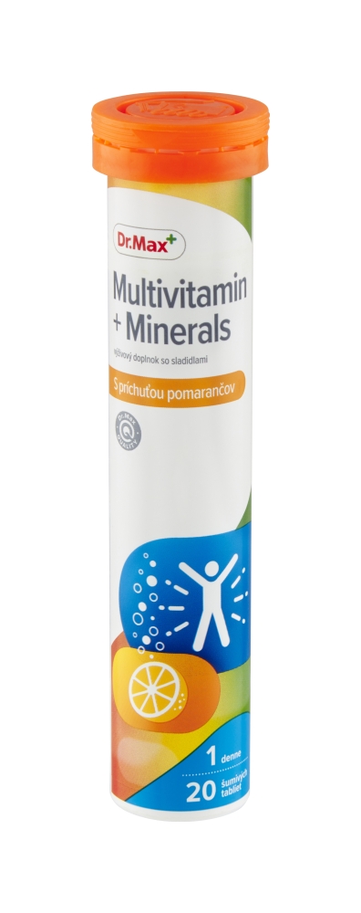 Dr. Max Multivitamín + minerály, Dr. Max, 20 šumivých tabliet